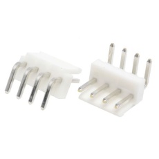 【B4PS-VH(LF)(SN)】JST ライトアングル 基板接続用ピンヘッダ 4極 3.96mm 1列、スルーホール実装