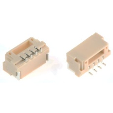 【SM04B-GHS-TB(LF)(SN)】JST ライトアングル 基板接続用ピンヘッダ 4極 1.25mm、表面実装
