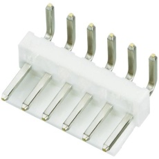 【B6PS-VH(LF)(SN)】JST ライトアングル 基板接続用ピンヘッダ 6極 3.96mm 1列、スルーホール実装