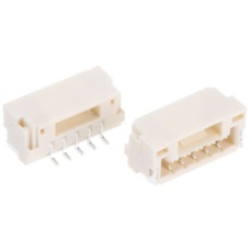 【SM05B-GHS-TB(LF)(SN)】JST ライトアングル 基板接続用ピンヘッダ 5極 1.25mm、表面実装