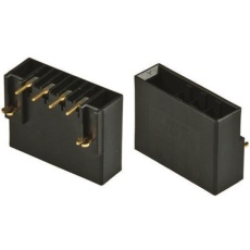 【S03B-F32SK-GGXR】JST ライトアングル 基板接続用ピンヘッダ 3極 5.08mm 1列、スルーホール実装