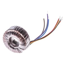 【173-0136】トロイダルトランス 1次:115V ac 230V ac 2次:2x25V ac 電力:120VA