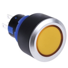 【175-9089】押しボタンスイッチ モーメンタリ SPDT 3 A 5 A 22.2mm パネルマウント IP65