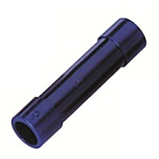 【178-7243】圧着ブレード端子 絶縁 刃長さ26mm 青、16AWG → 14AWG