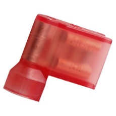 【178-8343】メス スペードコネクタ、フラグ端子 タイプ: 0.5mm2 → 0.75mm2 22AWG → 18AWG、赤