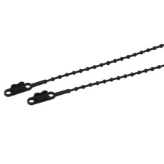 【178-9497】結束バンド 230mm x 3.6 mm 黒 ナイロン 66 100 個入り(100個入り)