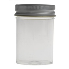 【179-3684】PS製 広口 丸形ボトル 60ml