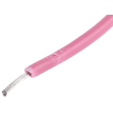【180-5920】22AWG 円形 フックアップワイヤー/計装ケーブル、100m、ピンク 、PVC TI3、1 kV dc、600 V ac(100m入り)