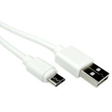 【182-8874】USBケーブル、USB A → Micro USB B、3m、USB 2.0
