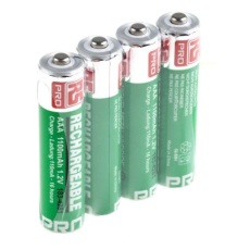 【183-4281】単四型充電池、ニッケル水素電池、公称電圧1.2V、容量1.1Ah