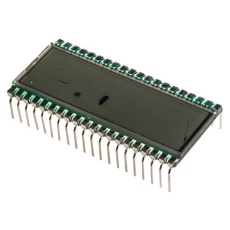 【185-8535】液晶モノクロディスプレイ 半透過型 7セグメント 灰色、1列 3-1/2文字
