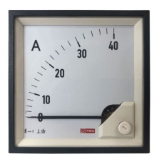 【186-2461】AC アナログ電流計、0 → 40 (Input)A、40 (Input)A、1 %