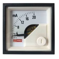 【186-2476】DC アナログ電流計、4 → 20 (Input)mA、20 (Input)mA、1 %