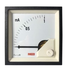 【186-2487】DC アナログ電流計、0 → 1 (Input)mA、1 (Input)mA、1 %