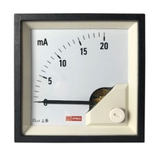 【186-2488】DC アナログ電流計、0 → 20 (Input)mA、20 (Input)mA、1 %