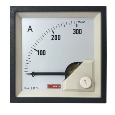 【186-2493】DC アナログ電流計、0/300A For Shunt 75mV、0/300A For Shunt 75mV、1 %