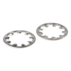 【187-0636】耐振動ワッシャ 外径18.0mm M10 ステンレス(100個入り)