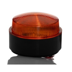 【187-9654】信号灯 キセノン灯アンバー 10 → 100 V dc 、20 → 72 V ac