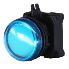 【188-1202】パイロットライトヘッド 青 パネルマウント取付