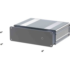 【195-1549】ケース 電子機器用 160 x 169.8 x 53.8mm 銀