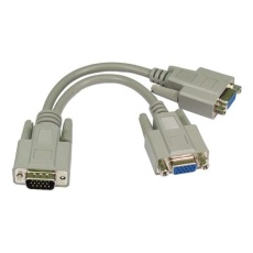 【195-4277】VGA・ SVGAケーブル 200mm PVC