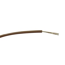 【196-4213】24 AWG シングルコア フックアップワイヤー/計装ケーブル、100m、茶 、PVC、1 kV ac(100個入り)