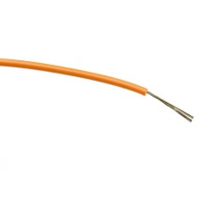 【196-4229】24 AWG シングルコア フックアップワイヤー/計装ケーブル、500m、燈 、PVC、1 kV ac