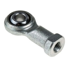 【198-8951】ロッド端、内径:6mm、M6x1 メス、スチール