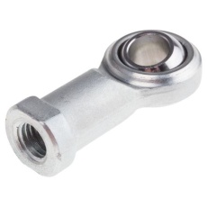 【198-9005】ロッド端、内径:14mm、M14x2 メス、スチール