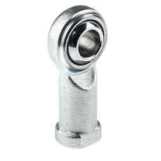 【198-9011】ロッド端、内径:16mm、M16x2 メス、スチール