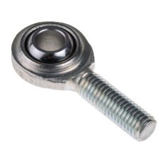 【198-9099】ロッド端、内径:10mm、M10x1.5 オス、スチール