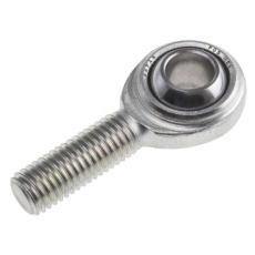 【198-9128】ロッド端、内径:14mm、M14x2 オス、スチール