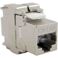 【201-0529】RJ45 モジュラーコネクタ、メス、RJ45コネクタ、工具不要のケーブルマウント、Cat6a(8個入り)