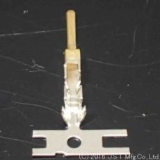 【SJ2M-01GF-M1.0N】JST コネクタ端子 (圧着端子) - 24 → 20AWG オス J2000シリーズ 圧着(50個入り)