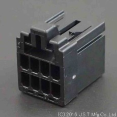 【J21DF-08V-KX-L】JST 基板用コネクタハウジング 8極 ピッチ:2.5mm 2列 (10個入り)