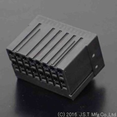 【J21DF-16V-KX-L】JST 基板用コネクタハウジング 16極 ピッチ:2.5mm 2列 (20個入り)