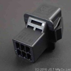 【J21DPM-06V-KX】JST 基板用コネクタハウジング 6極 ピッチ:2.5mm 2列 (10個入り)