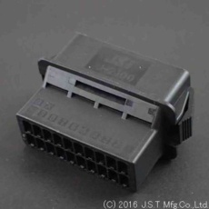 【J21DPM-20V-KX】JST 基板用コネクタハウジング 20極 ピッチ:2.5mm 2列 (10個入り)