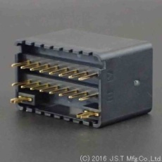 【B16B-J21DK-GGXR(LF)(AU)】JST 基板接続用ピンヘッダ 16極 2.5mm 2列(2個入り)