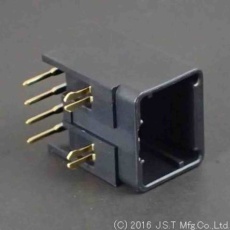【S04B-J21SK-GGXR(LF)(AU)】JST ライトアングル 基板接続用ピンヘッダ 4極 2.5mm 1列