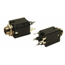 【203-5559】フォーンコネクタ 6.35 mm PCBマウント ステレオ