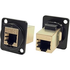 【203-5596】1ポート RJ45コネクタ Cat5e シールド付き