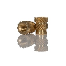 【204-0616】ネジ インサート 真鍮 M3 4.6mm(100個入り)