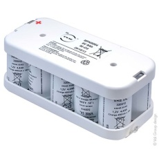 【204-2746】バッテリーパック、ニッカド、公称電圧6V、容量8Ah