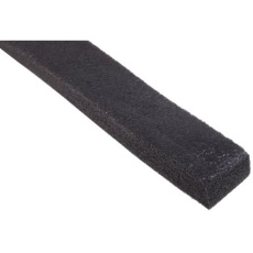 【205-0906】フォーム テープ 黒 幅:25.0mm 長さ:10.0m