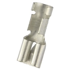 【205-5272】メス スペードコネクタ、オープンバレル タイプ: 2.5mm2 → 6mm2 12AWG → 10AWG(100個入り)