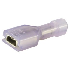【205-5274】メス スペードコネクタ レセプタクル タイプ: 0.2mm2 → 0.5mm2 26AWG → 22AWG バイオレット(50個入り)
