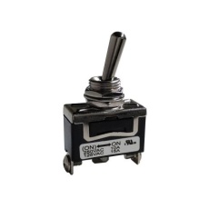【206-7003】トグルスイッチ、(On)-On、SPDT、10 A、PCB