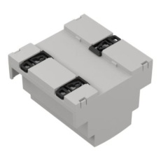 【206-9057】DINレールモジュールボックス ABS樹脂 89.4 x 89.9 x 65.2mm