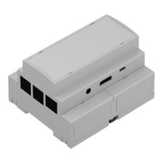 【206-9059】DINレールモジュールボックス ABS樹脂 107 x 90 x 65.2mm